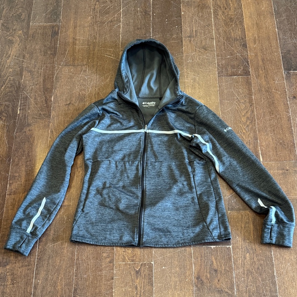 Columbia Gray Full-Zip Hoodie